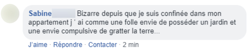 11 mai 2020 : commentaire sabine